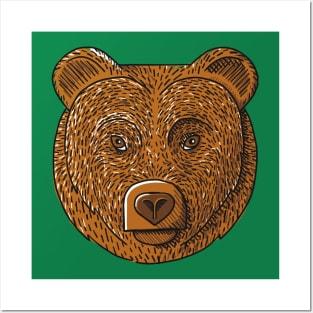 Bear Portrait Posters and Art